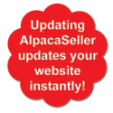 Updating AlpacaSeller updates your website instantly!